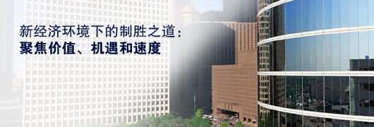 新经济环境下的制胜之道：聚焦价值、机遇和速度