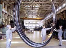 现在轴承生产车间