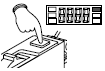 按MODE按鈕點(diǎn)亮MODE指示燈·ADJ（黃色）。