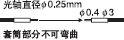 ¹âÖáÖ±¾¶¦Õ0.25mm