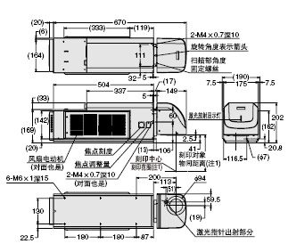 LP-410U LP-411U 放射头部分：标准型