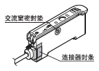 光纤传感器放大器保护封条<I>&#</I>13;<I>&#</I>10;                        · FX-MB1