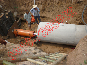 单缸液压顶管机施工图