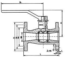 法兰浮动保温球阀-法兰浮动保温球阀 浮动保温
