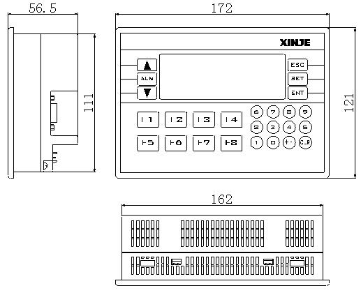 XP3-18T信捷一体机-西门子plc 威纶触摸屏 昆仑