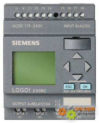 LOGO! 230RCE 6ED1 052-1FB08-0BA2-西门子logo控制器 控制器 PLC控制器-