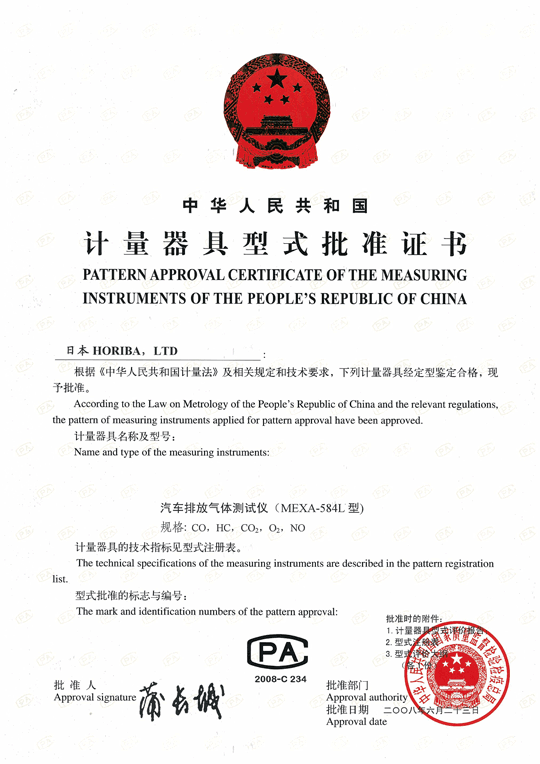 汽车尾气分析仪 horiba mexa-584l