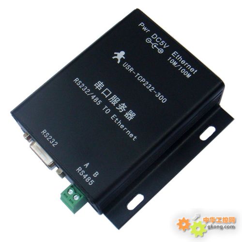 串口服务器 rj45转RS232 RS485 串口转以太网-串口服务器 带外壳 网络设置参数-
