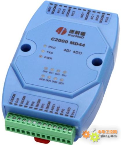 4路DI DO转RS485 DI/DO扩展模块-数字量 4路DI DO转RS DI/DO扩展模块-