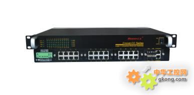 Cronet CC-3424 24FE+4GSFP机架式三层工业以太网交换机-三层军工以太网交换机 工业交换机 军工交换机-