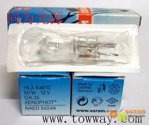 50w Osram NV-Glühlampe 50W 12V G6,35 O.R 64610 HLX Osram 64610 Hlx 12V